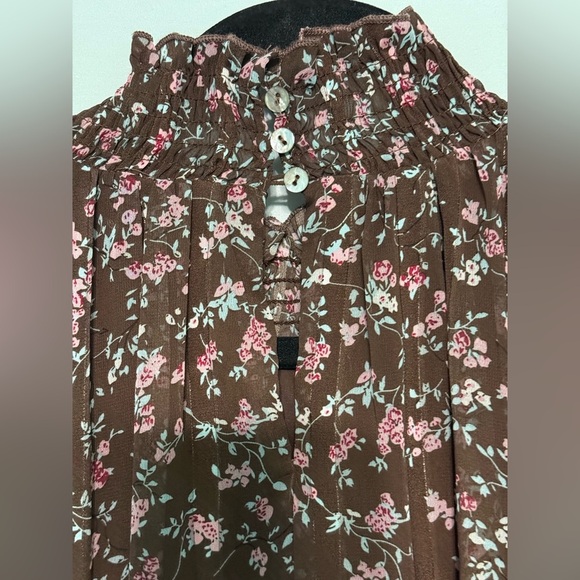 MELLODAY Brown Floral Dress - Picture 6 of 6